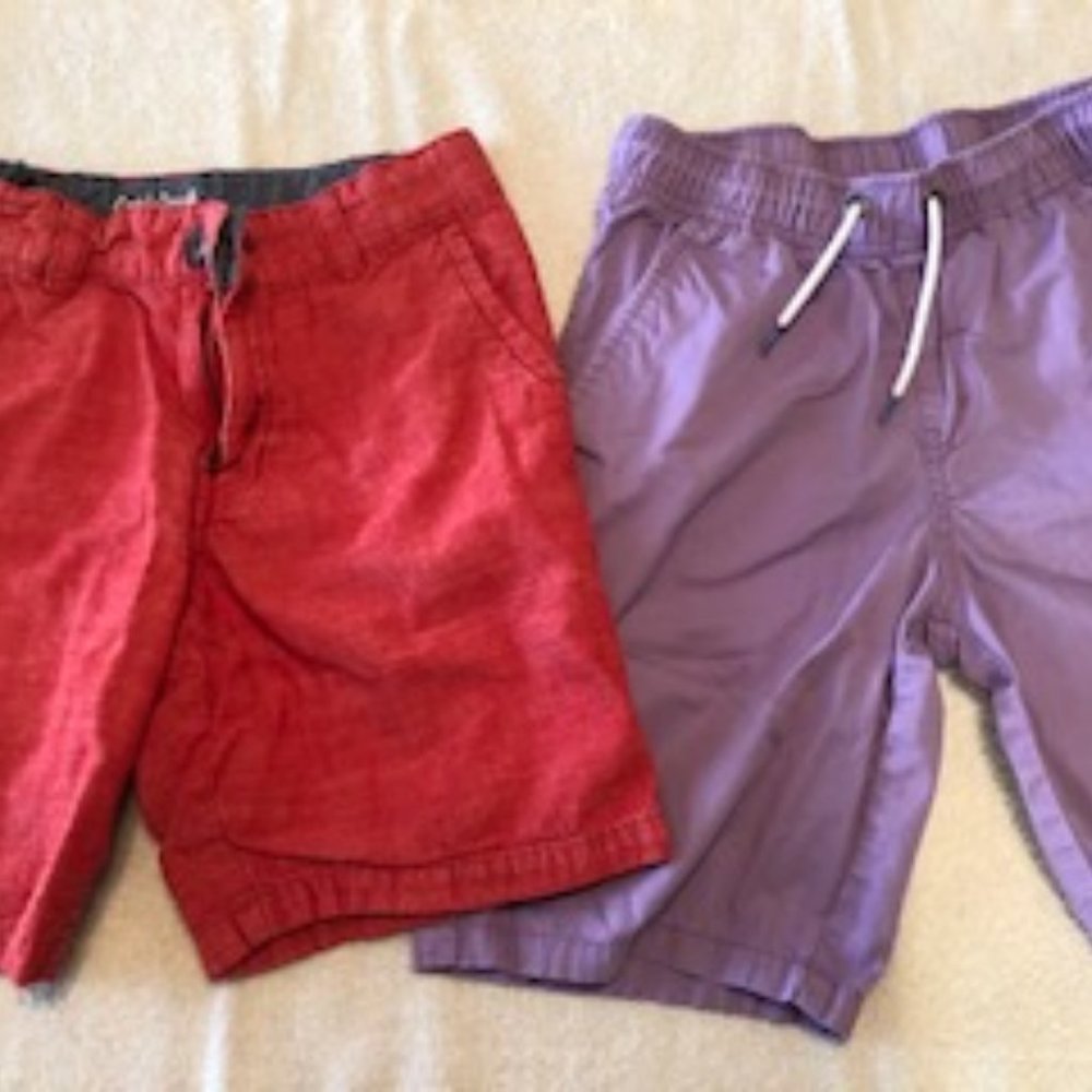 Boys Casual Shorts Size 8 (2 Pairs)